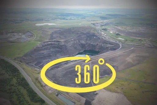 Explore Ffos-y-fran coal mine in Merthyr Tydfil, South Wales. A promise of restoration unfulfilled, a community impacted. #MerthyrTydfil #360Photo #Wales #StopCoal 

coalaction.org.uk/2025/07/02/360…