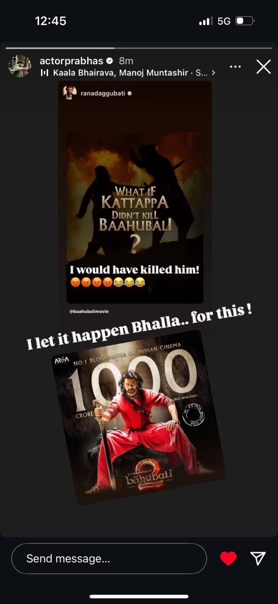 Amarendra Baahubali has a point! 😉