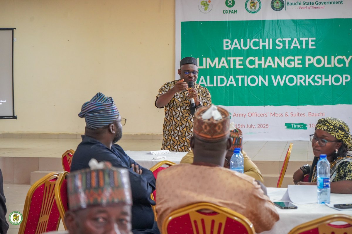 miketerungwa's tweet image. GIFSEP held a validation workshop for the Bauchi State Climate Policy and paid a courtesy visit to the Governor @SenBalaMohammed
Subnational climate policies are critical for effective climate governance and building resilience at the community level.
#Vote4ClimateNG
#GIFSEP
GM