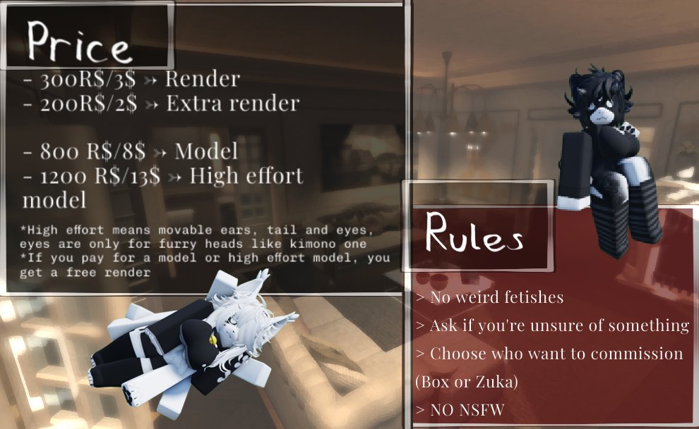 Gday lads, comms are officially open if you'd like to comm me go to @Comp_Zux and dm the account if you'd like to get a comm