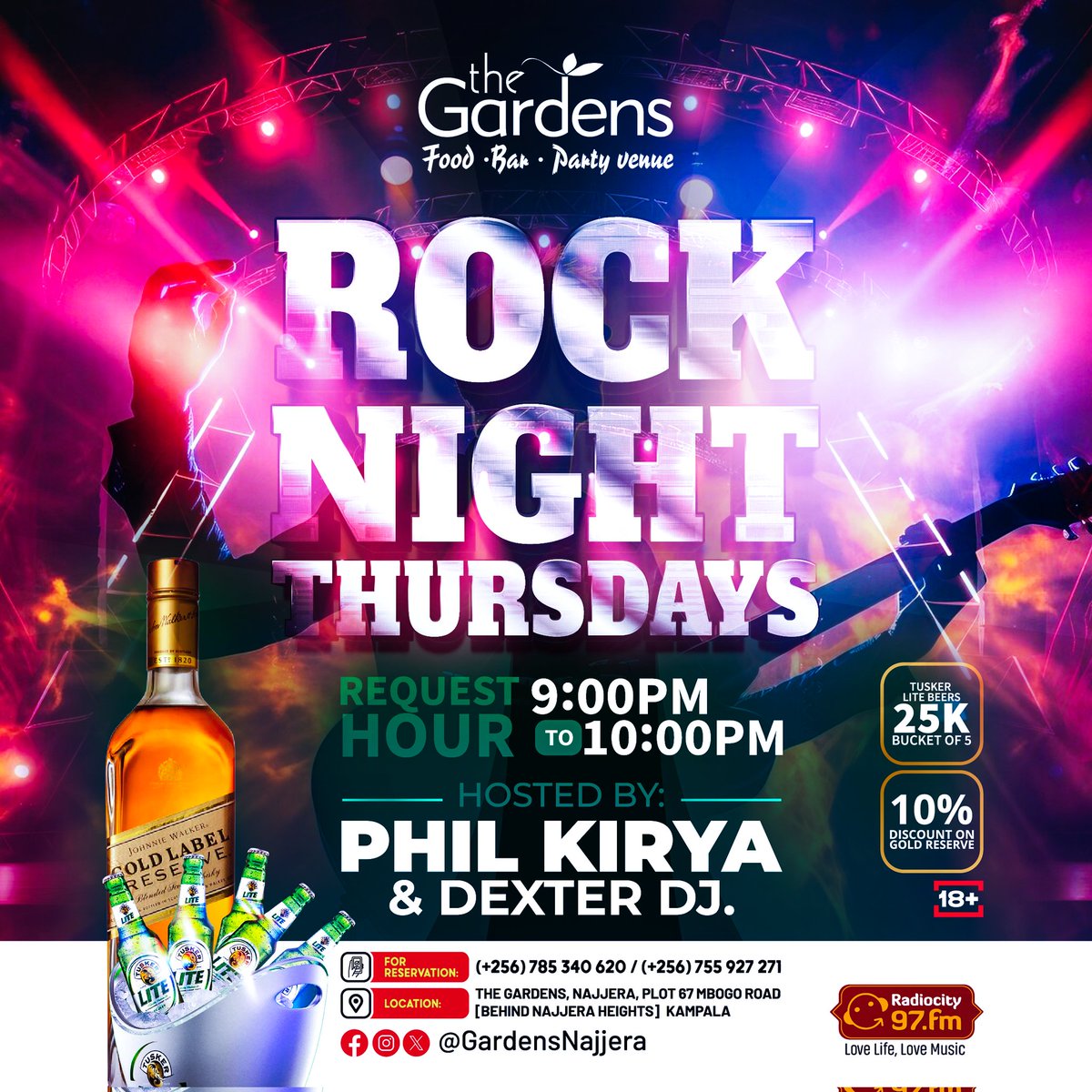 Phil Kirya (@philkirya) on Twitter photo . <a href="/dexterdj__Ug/">π
Όπ
°π
Έπ
½π
΄ππβ</a> & I hereby invite you to <a href="/GardensNajjera/">The Gardens - Najjera</a> this evening to enjoy Rock Music Videos while you sip on heavily discounted drinks. . <a href="/dexterdj__Ug/">π
Όπ
°π
Έπ
½π
΄ππβ</a> & I hereby invite you to <a href="/GardensNajjera/">The Gardens - Najjera</a> this evening to enjoy Rock Music Videos while you sip on heavily discounted drinks.