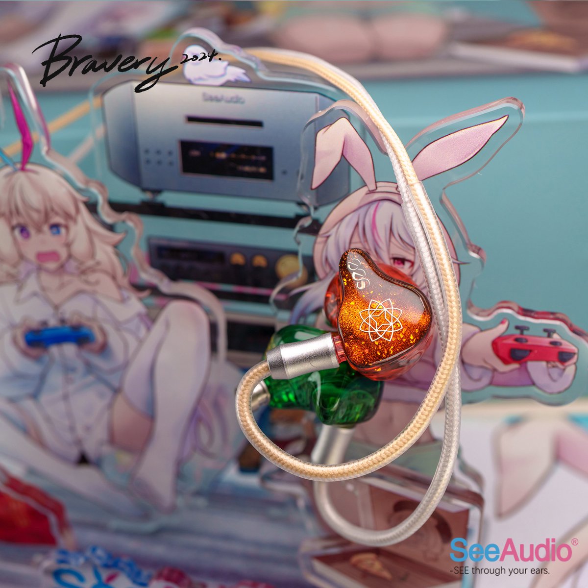 【SeeAudio Bravery 24】

🍏4 BAドライバー イヤホンが
🍊Bravery'24