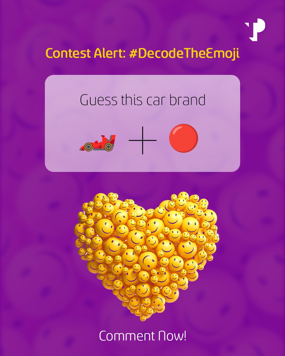 The next question of the #DecodeTheEmoji Contest is here! 
Like. Share. Comment your answers below! 👇
 
Remember to:
1️⃣ Add #DecodeTheEmoji and #TPIndia in your answer
2️⃣ Tag @tpindiaofficial and 3 of your friends

#TPIndia #ContestAlert #WorldEmojiDay #Contest