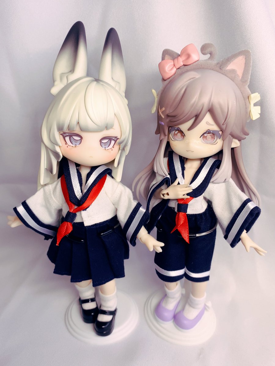 #椋倶屋 のBOOTHにて、ブラインドドール等の1/12サイズ用の和せぇらぁセットアップ ネイビーver.の販売を開始しました🤗

NAGI、MINTY、月飛び時間、ボニーバニー等色んなサイズの子に着せられるようになっております✨️

booth.pm/ja/items/71921…