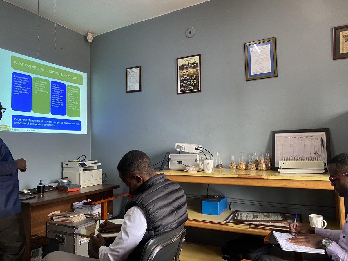 AfricaCoffeeACA's tweet photo. You can’t manage what you can’t measure! - This week we are delving into what #coffeetraders should know about price risks and what the ycan do to stay in profitable business. #coffeepriceriskmanagement #coffeeacademy #aca 
@MwanyiTerimba @BucadefUg https://t.co/QnqRcSGiL3