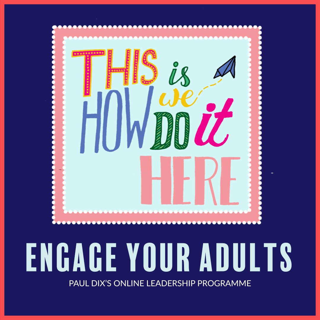 'This is how we do it here' is the agreement. It is the expectation that drives adult behaviour, and as a leader you will feel less resistance if you make it accessible to your families and staff. Email Lucy@Whentheadultschange.com for more information #EduTwitter