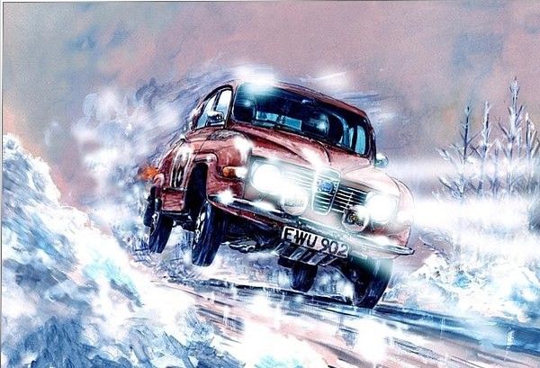 Ya queda poco para las vacaciones de verano. Os dejo una imagen de invierno, para refrescar.

#Saab #Motor