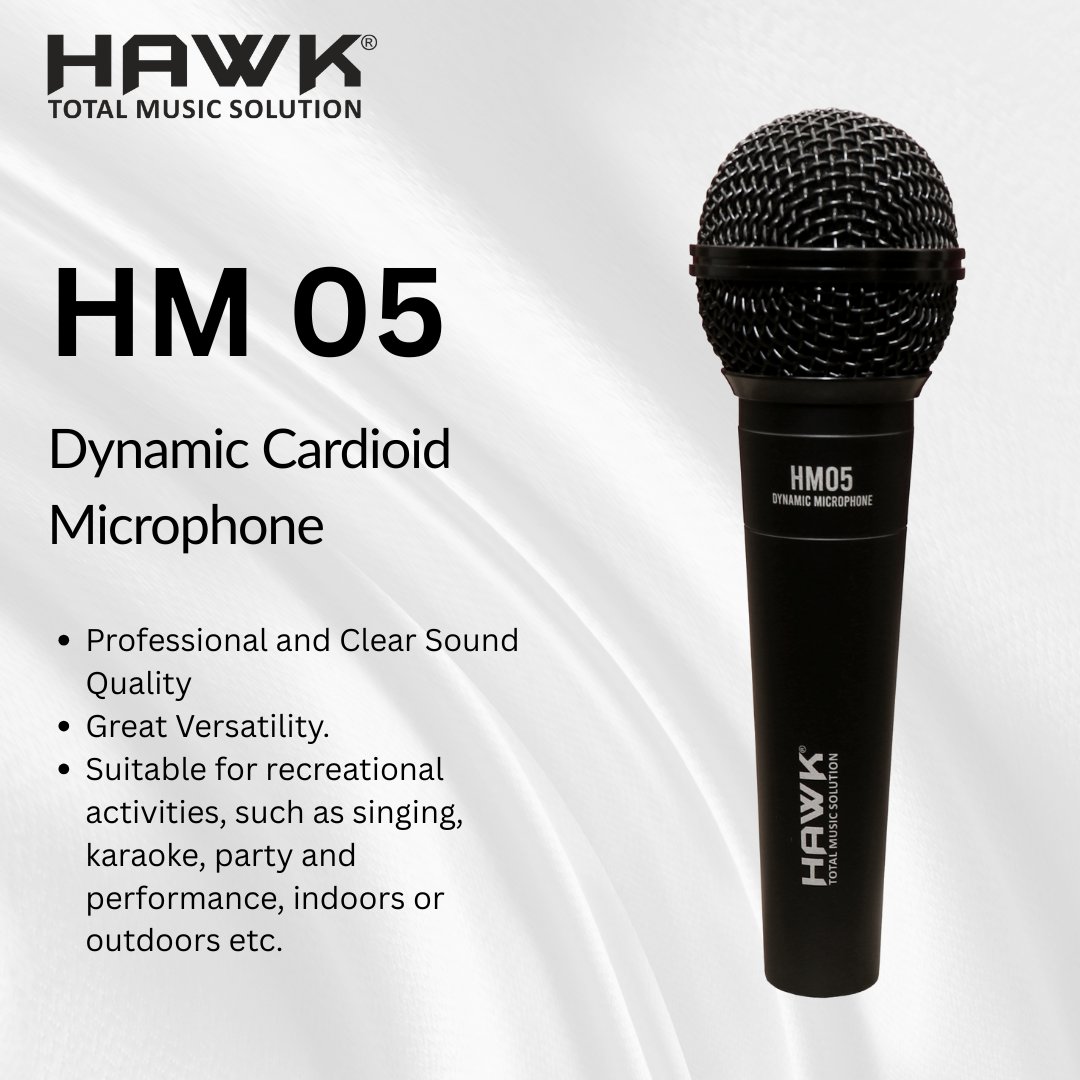 HawkProducts's tweet image. From the exclusive collection of Hawk Products 

HM 10, HM 50 ,HM 01, HM 05 - Dynamic Microphone

#hawkproducts #hawktotalmusicsolution #professionalmicrophone #dynamic