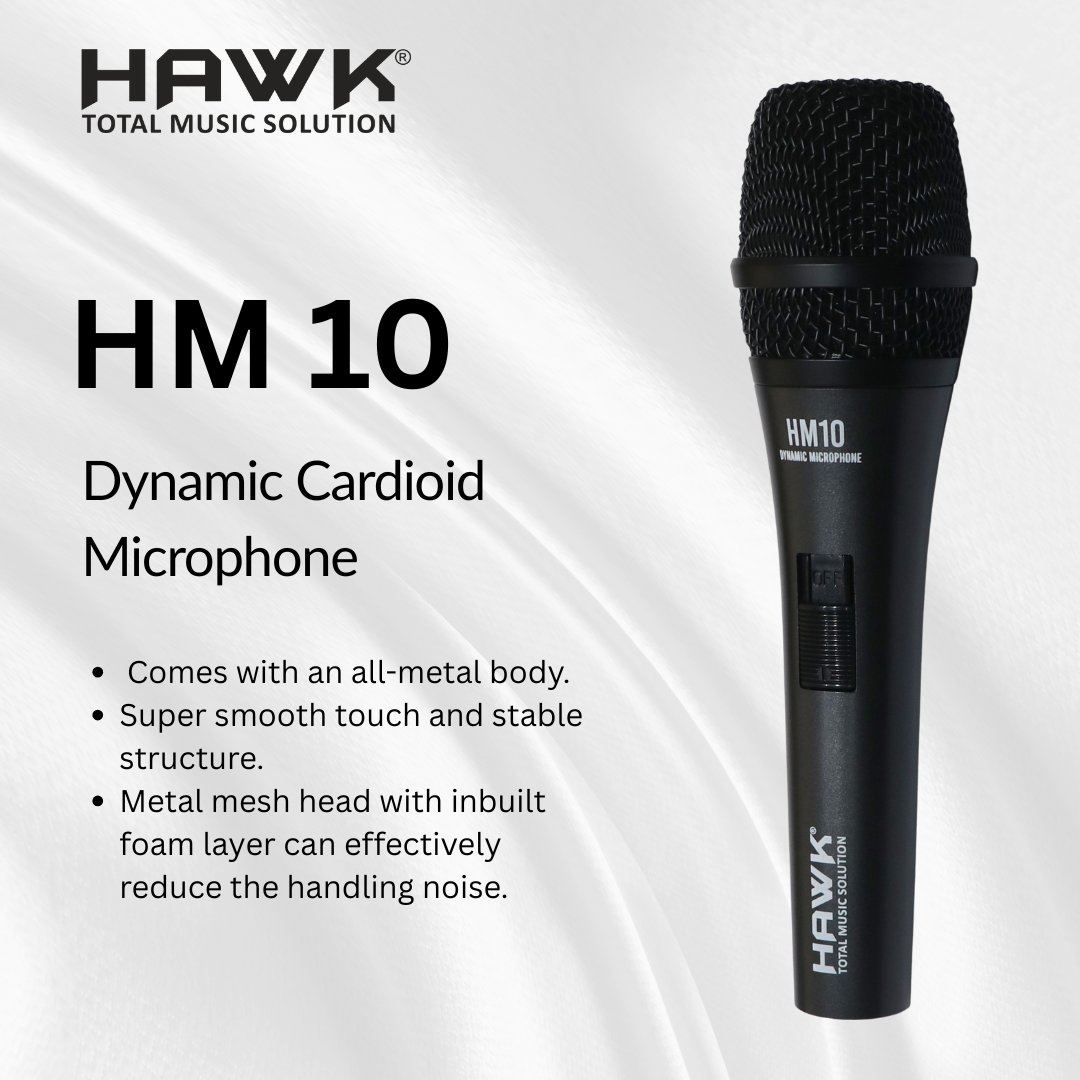 HawkProducts's tweet image. From the exclusive collection of Hawk Products 

HM 10, HM 50 ,HM 01, HM 05 - Dynamic Microphone

#hawkproducts #hawktotalmusicsolution #professionalmicrophone #dynamic