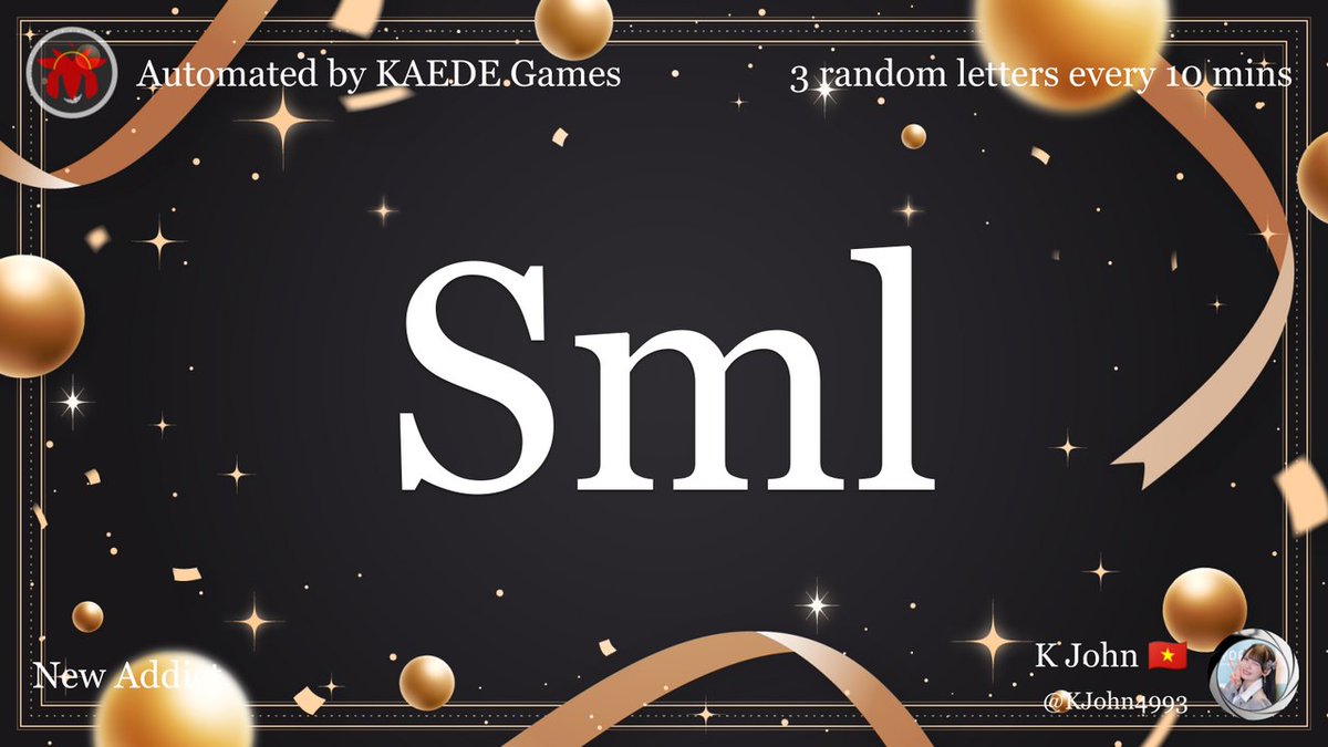 3letter_'s tweet image. Sml