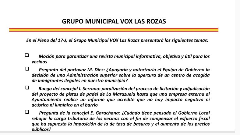 Comienza el Pleno #LasRozas

Puedes seguirlo en sesiones-plenarias.lasrozas.es

Nuestras propuestas 👇🏻