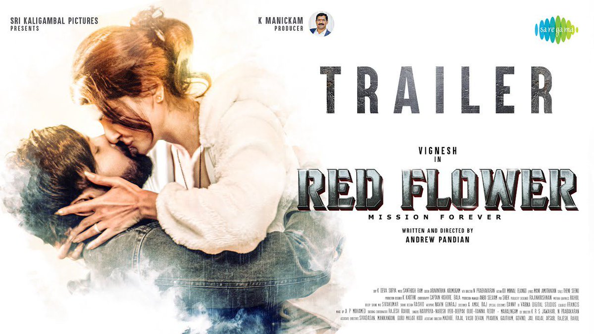 Ramesh Bala (@rameshlaus) on Twitter photo The Intriguing #RedFlower Trailer is Officially Out Now! 🎬💥
🔗 youtu.be/ExgsNkeCwys
Starring #Vignesh
Directed by <a href="/andrewdiroffl/">Andrew Pandian</a>
Music by <a href="/Santhosmusicdir/">Santhosh ram</a>
Produced by : 'KManickam' #SriKaligambalPictures
Tamilnadu theatrical release -
Redflower From 8th Aug - 2025 The Intriguing #RedFlower Trailer is Officially Out Now! 🎬💥
🔗 youtu.be/ExgsNkeCwys
Starring #Vignesh
Directed by <a href="/andrewdiroffl/">Andrew Pandian</a>
Music by <a href="/Santhosmusicdir/">Santhosh ram</a>
Produced by : 'KManickam' #SriKaligambalPictures
Tamilnadu theatrical release -
Redflower From 8th Aug - 2025