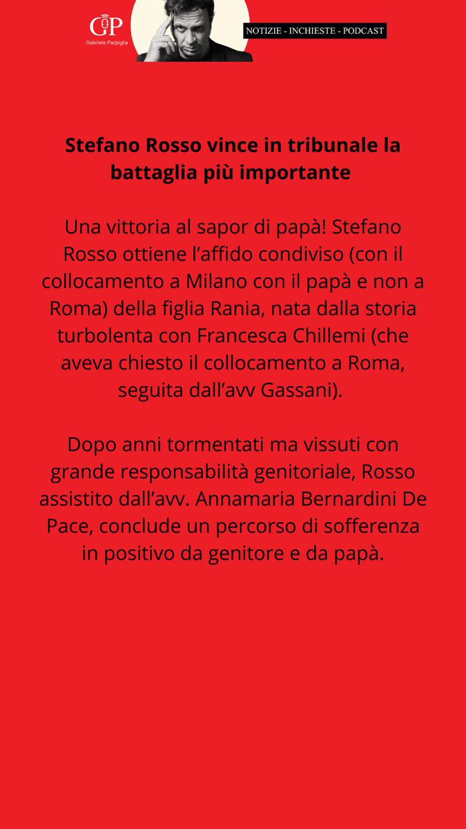 Parpiglia's tweet image. #chillemi - #rosso