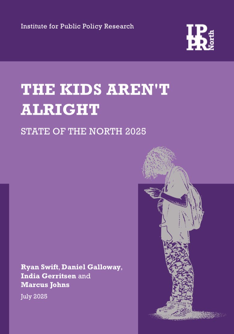 Ryan Swift (@ryanswift93) on Twitter photo Young people today have endured stagnation and seen opportunity limited. But young people in the North are being hit twice as hard – faced with entrenched regional inequalities.
This year’s <a href="/IPPRNorth/">IPPR North</a> State of the North report focuses on the challenges for young Northerners. Young people today have endured stagnation and seen opportunity limited. But young people in the North are being hit twice as hard – faced with entrenched regional inequalities.
This year’s <a href="/IPPRNorth/">IPPR North</a> State of the North report focuses on the challenges for young Northerners.