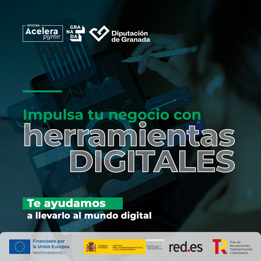 Las herramientas digitales son la oportunidad que tu negocio necesita para crecer y ser más competitivo.
Te asesoramos para dar el paso hacia el éxito. 💼✨

#NextGenerationEU #PlanDeRecuperación #PlandeDigitalizaciondePymes #Acelerapyme #TransformaciónDigital #DiputacionGranada