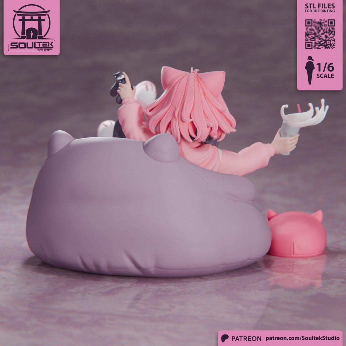 SoultekStudio's tweet photo. 😸 Momo - Overly Excited To Play Games 😸
Here’s a look at the figurine from all angles along with close ups to see all the little details.
(1/2)
#3dprinting #3dprint #3dmodel #stlfiles #zbrush #blender #collectibles #figurine #anime #manga https://t.co/PSWSovGFyw