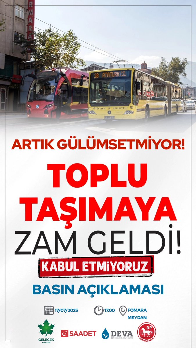 #BurulaşVeBesaşArtıkGülümsetmiyor

<a href="/Ahmet_Davutoglu/">Ahmet Davutoğlu</a> <a href="/OmerrUnal/">Ömer ÜNAL</a> <a href="/izzettinkucuk/">İzzettin Küçük</a> <a href="/alpaslanyildiz_/">A l p a s l a n YILDIZ 🇹🇷</a> <a href="/torunkani/">Dr. C. Kani Torun</a> <a href="/fuat_kadioglu/">MAHMUT FUAT KADIOĞLU</a> <a href="/GelecekPartiTR/">Gelecek Partisi</a>
