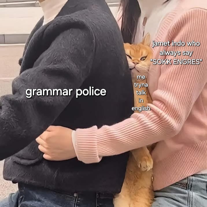 english_menfess's tweet image. (EN) literally every indonesian english learner :