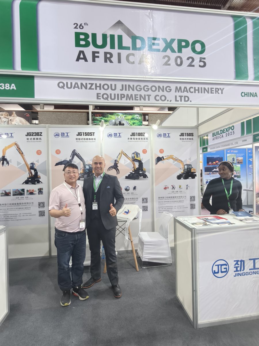 JG_Excavator's tweet image. You are invited to the machinery exhibition

EXHIBITION VENUE：
Kenyatta Int&apos;l Convention Centre, Nairobi, Kenya

EXHIBITION DATES：
16-18 july (Wed, Thurs, Fri), 2025

BOOTH: 
Building 3, 138A