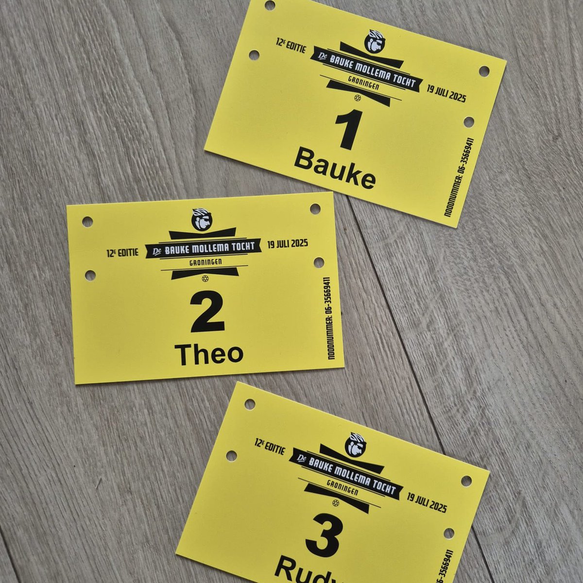 🚴‍♂️ 𝙕𝙖𝙩𝙚𝙧𝙙𝙖𝙜 𝙞𝙨 𝙝𝙚𝙩 𝙯𝙤𝙫𝙚𝙧💪🏻 De vroege inschrijvers hebben hun stuurbordje.  
Maar jij kunt nog steeds meedoen aan de Bauke Mollema Tocht!

☀️ Mooi weer
💪 Fietsen met Bauke
📆 Schrijf je nu in ➡️ bit.ly/3EHUDCA

#BaukeMollemaTocht #FietsenMetBauke
