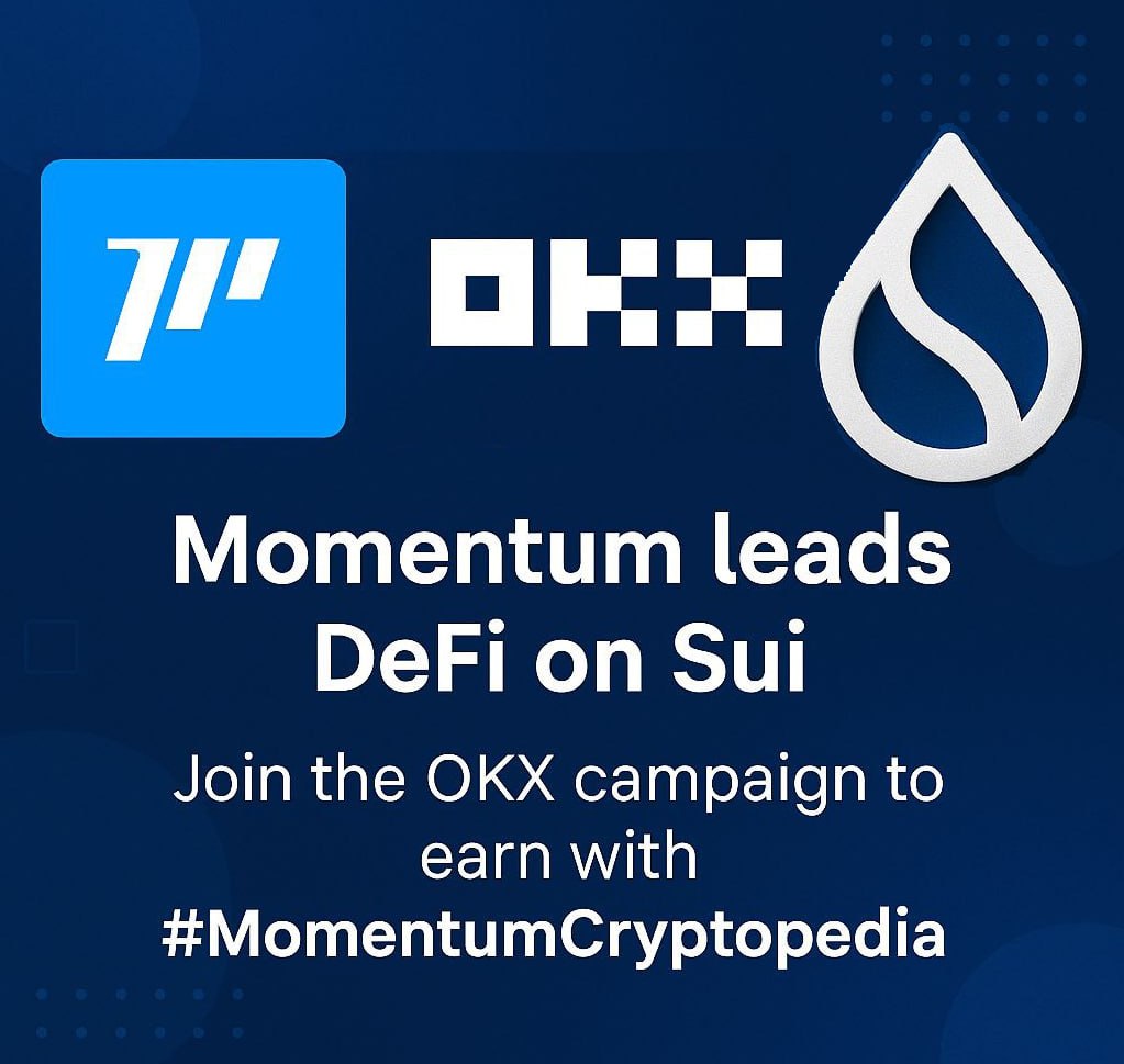 This isn’t staking — it’s pure strategy.
Use CLMM by <a href="/MMTFinance/">MomentumⓂ️Ⓜ️T</a> on <a href="/SuiNetwork/">Sui</a> to move liquidity with precision.
Join the Momentum x OKX Cryptopedia campaign now and earn rewards!
#MomentumCryptopedia 
<a href="/GiveRep/">GiveRep</a> Just 1 day left!