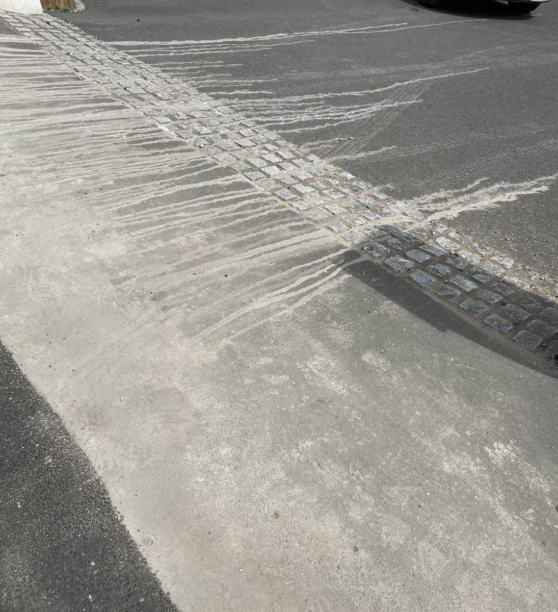 Everyone excited about <a href="/fibrusbroadband/">Fibrus</a> coming to your area. Spare a thought for the people who get THIS left behind the workmen. Absolutely shocking. Driveway is a disgrace.