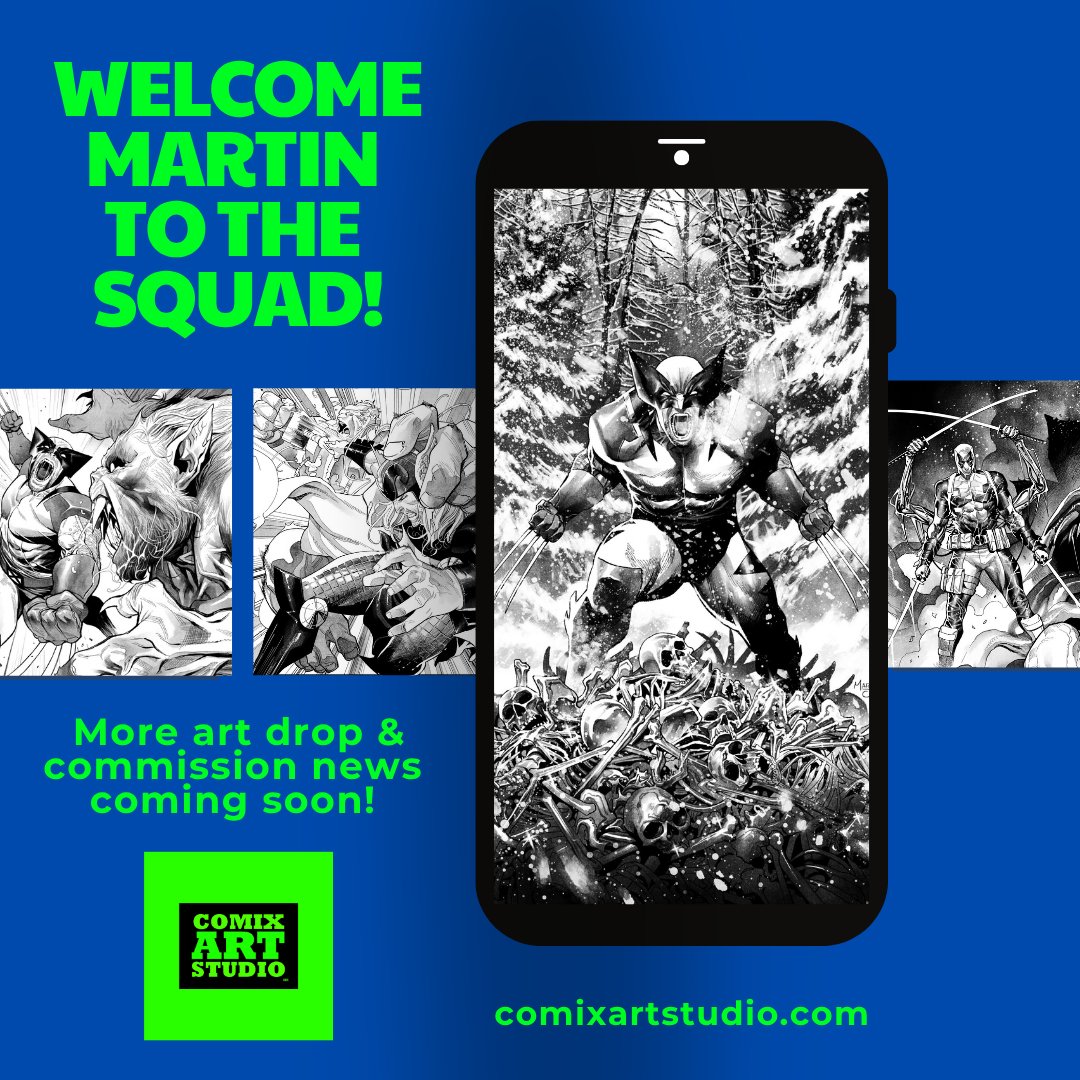 comixartconnect's tweet image. Thrilled to announce we have partnered with @coccolo_martin
