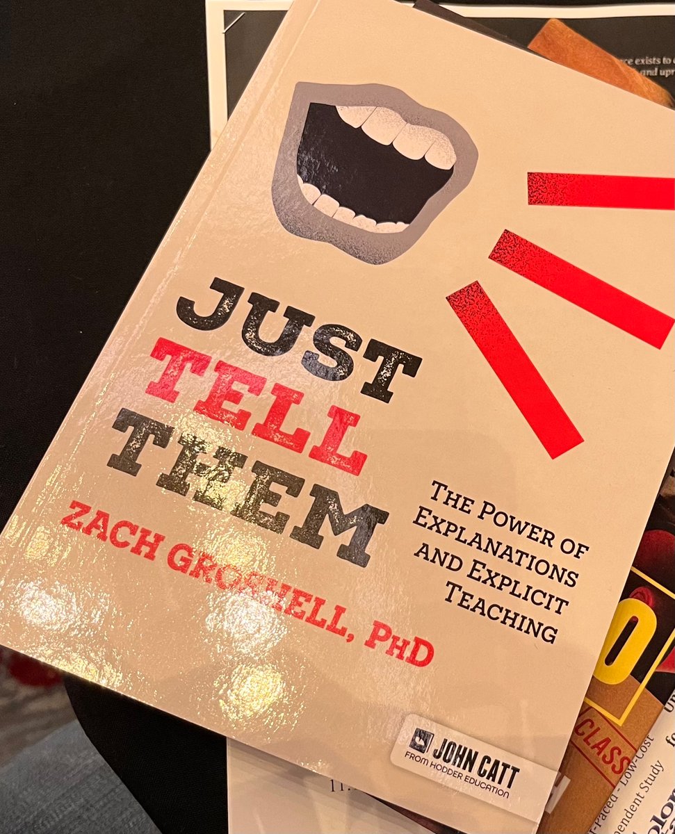 msoysteinsevag's tweet image. An awesome surprise in the
@Freedom4Teachrs goodie bag, a physical copy of @MrZachG book! I have already read the digital version but this makes the summit transformative for teachers!!
