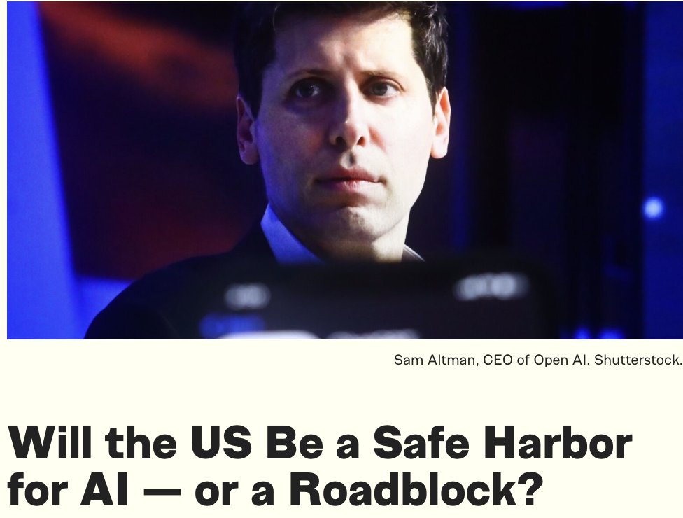 thedailyeconomy's tweet image. Many countries are becoming safe harbors for AI startups — offering low taxes, friendly regulations, and innovation-first policies. Will the US compete? Or get left behind?
Read @gpooley's latest at The Daily Economy: thedailyeconomy.org/article/will-t…