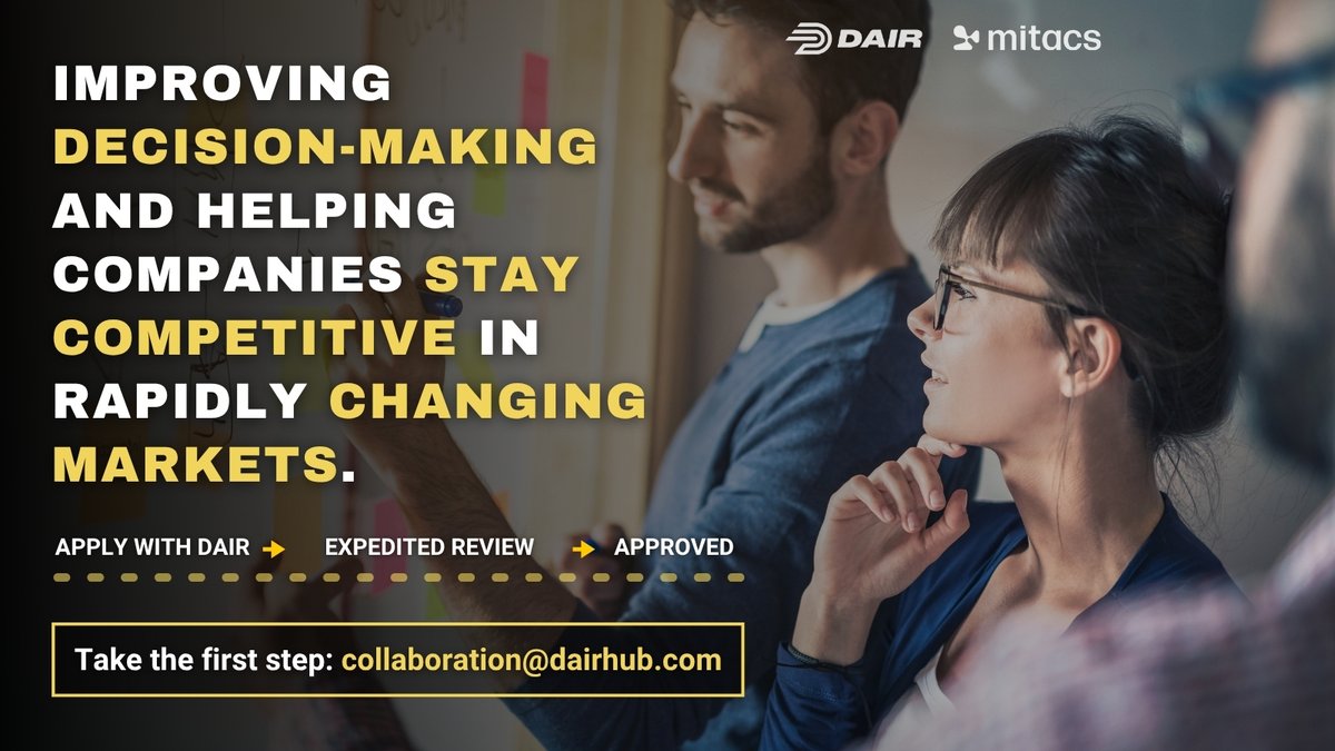 DAIR_Hub's tweet image. Maximize ROI with Up to 50% Cost Coverage on Internships 💰 #NextGenThursdays
🔗 dairhub.com/dair-and-mitac…
Gain access to emerging technical expertise that can accelerate your development cycles, improve #manufacturing processes and support #continuousimprovement strategies. 📈