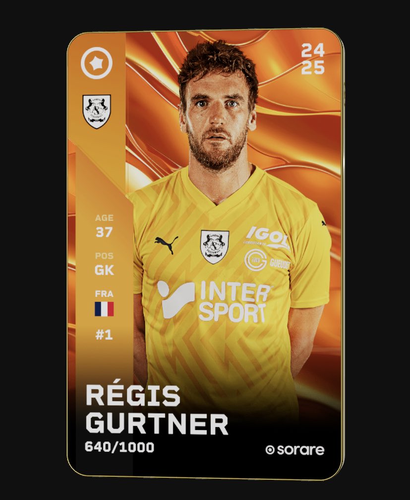 Guys, you missed me?🔥

At Monday, i’ll be back active here and on Sorare! Hope this season can deal with a lots of us😊

Meanwhile, a #giveaway of 🟡 Gurtner

To enter:
⭐️ RT/❤️
⭐️ Follow Me &amp; <a href="/EFFZEH99_Sorare/">EFFZEH99</a>
⭐️ Comment your Sorare name!

I’ll DM winner on Monday😊🍀

#sorare