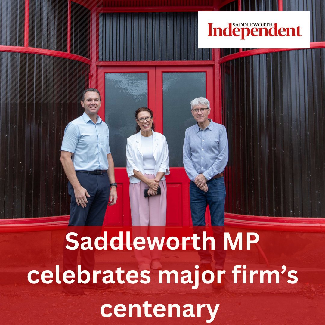 Saddleworth's MP has learned about a major firm’s plans for the future while celebrating its centenary.

Debbie Abrahams visited Greenfield-based Robert Scott’s headquarters 

Read more: saddind.co.uk/saddleworth-mp…