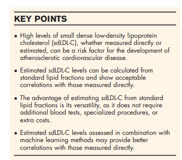 📕Can small dense LDL cholesterol be estimated from the lipid profile?

👉La estimación del c-LDLd estimado presenta una alternativa prometedora a la medición directa

journals.lww.com/co-lipidology/…
<a href="/LipidoSeen/">LipidoSEEN</a>