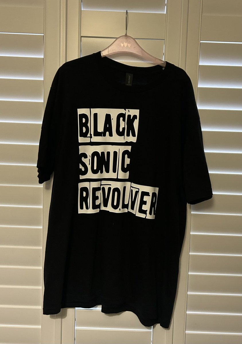 Black Sonic Revolver (@bsrevolver) on Twitter photo If anyone would like a t-shirt….
PayPal £15 to BSRAlbum@hotmail.com and we’ll post one out to you if you’re in the UK.
Contact us first if you’re overseas 🕺🏼 If anyone would like a t-shirt….
PayPal £15 to BSRAlbum@hotmail.com and we’ll post one out to you if you’re in the UK.
Contact us first if you’re overseas 🕺🏼
