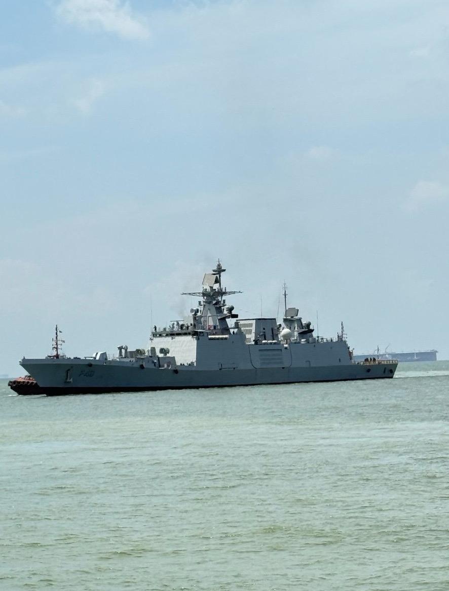 SpokespersonNavy (@indiannavy) on Twitter photo Indian Naval Ships #INSDelhi, #INSShakti, #INSSatpura and #INSKiltan of the Eastern Fleet under the Command of RAdm Susheel Menon, #FOCEF received a warm welcome at #Singapore from personnel of Republic of Singapore Navy and the <a href="/HCI_Singapore/">India in Singapore</a> Staff.
The visit is a part of the Indian Naval Ships #INSDelhi, #INSShakti, #INSSatpura and #INSKiltan of the Eastern Fleet under the Command of RAdm Susheel Menon, #FOCEF received a warm welcome at #Singapore from personnel of Republic of Singapore Navy and the <a href="/HCI_Singapore/">India in Singapore</a> Staff.
The visit is a part of the