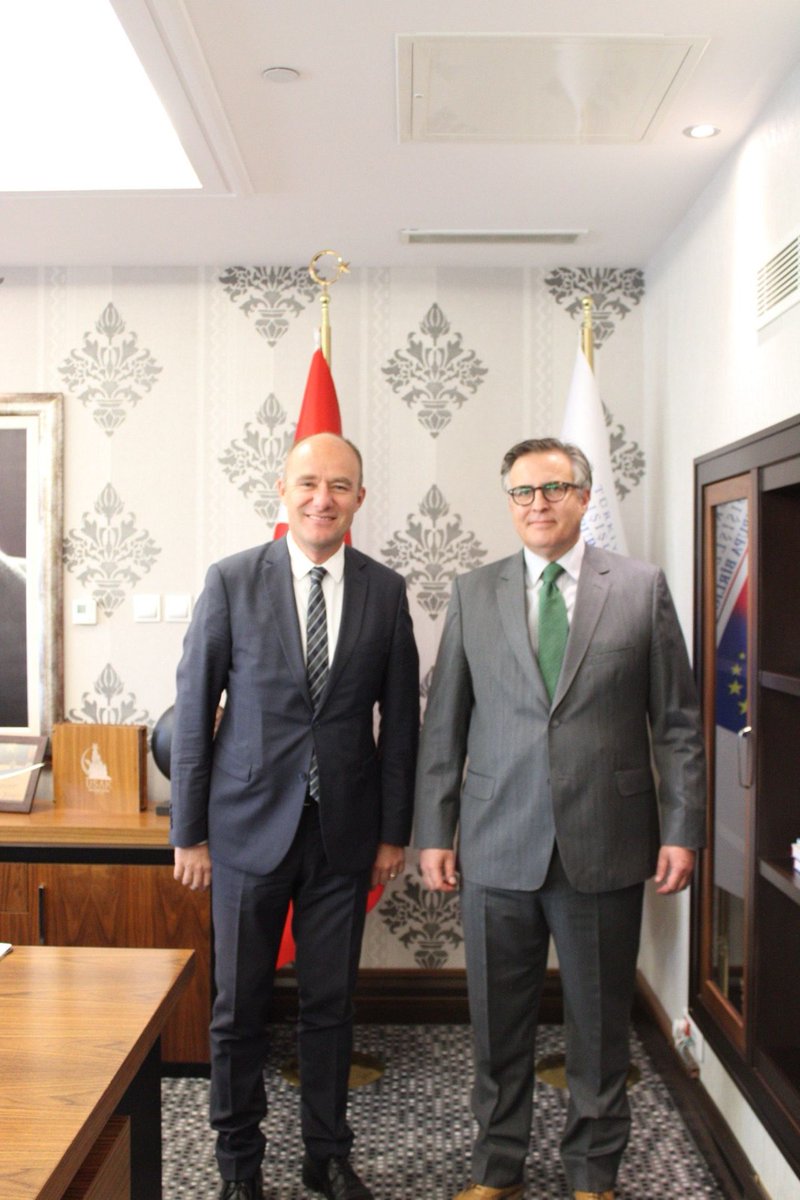 We had a productive meeting today with H.E. Mr. Ștefan Tinca, Ambassador of Romania to Ankara. 🇹🇷🇷🇴

We discussed opportunities to strengthen our ongoing cooperation in the areas of EU financial cooperation, cross-border programmes, and particularly under Horizon Europe and the