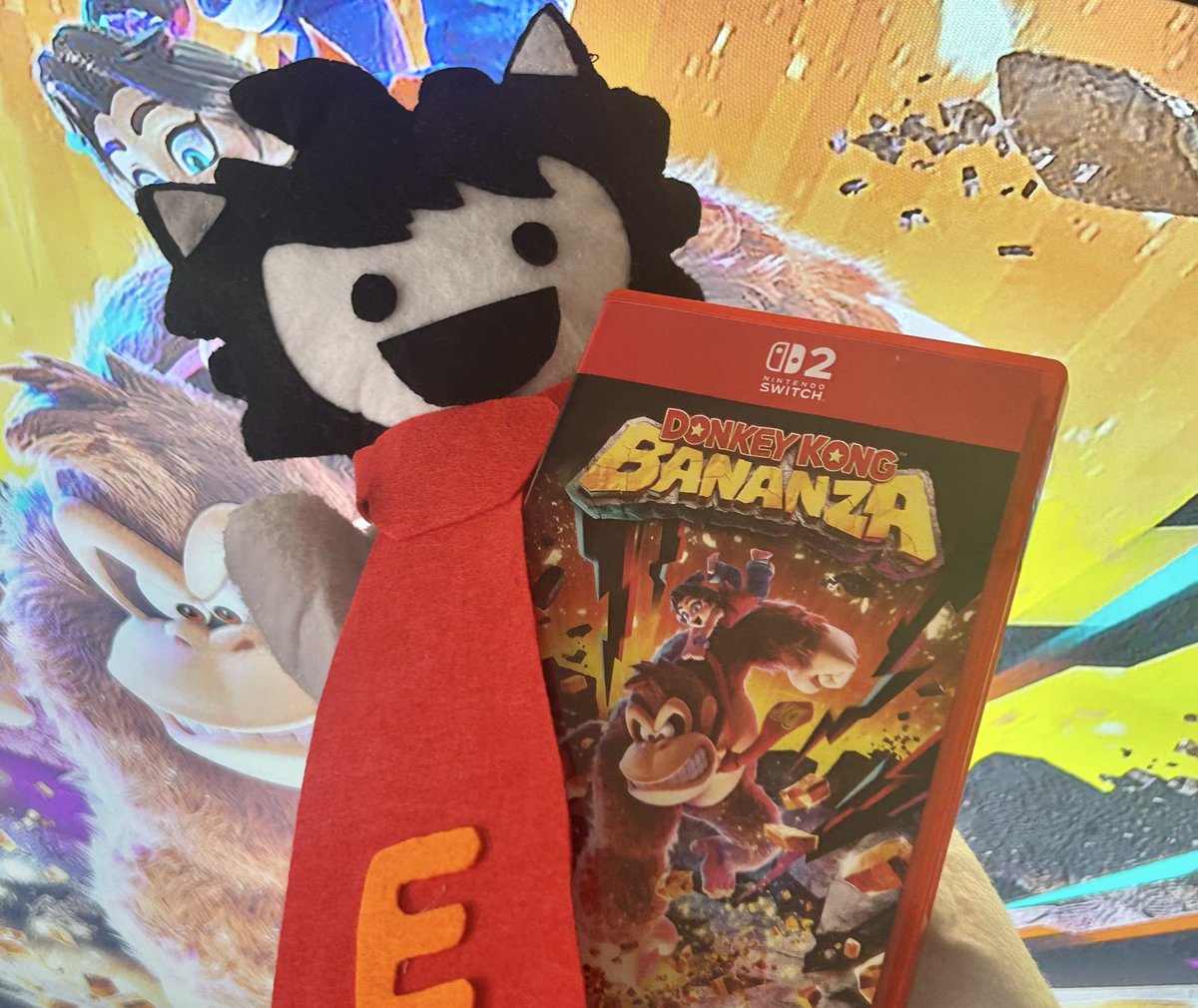 ESPALSwitch's tweet photo. ¡¡Ya tenemos #DonkeyKongBananza con nosotros!! 🍌
#ESPAL3DS #ESPALTeam #EspalTino #NintendoSwitch #NintendoSwitch2 https://t.co/RMTImv7kC4