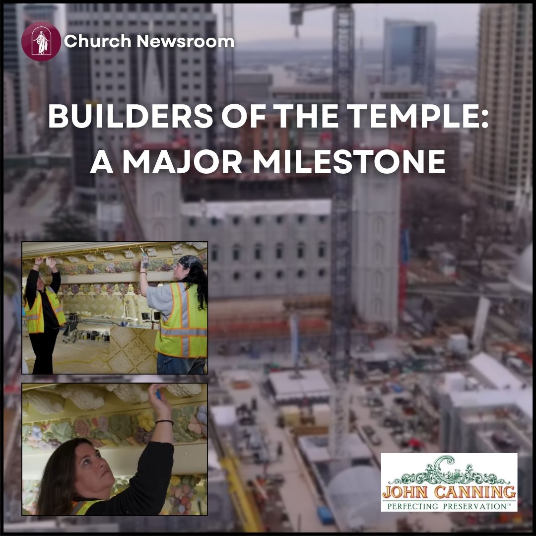 JohnCanningCo's tweet image. We're proud to be a part of the Salt Lake Temple project, and to observe its progress toward completion. Take a look for yourselves in this recently released video, featuring the Salt Lake Temple renovation over the past five years, bit.ly/SaltLakeTemple
#SacredSpaces
