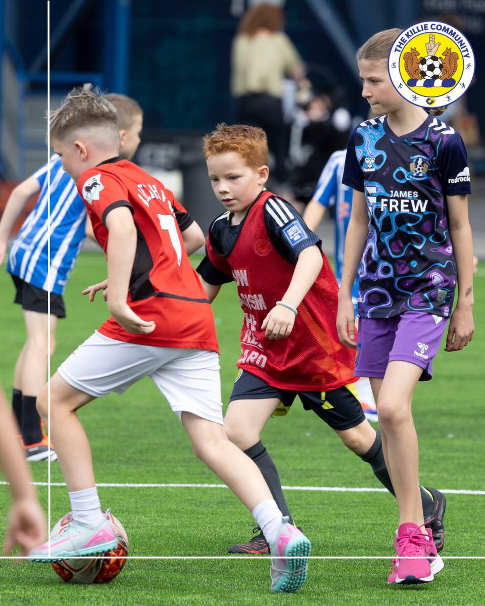 KillieCommunity's tweet image. Plenty of football and fun as the Summer Programme continues this week 💙