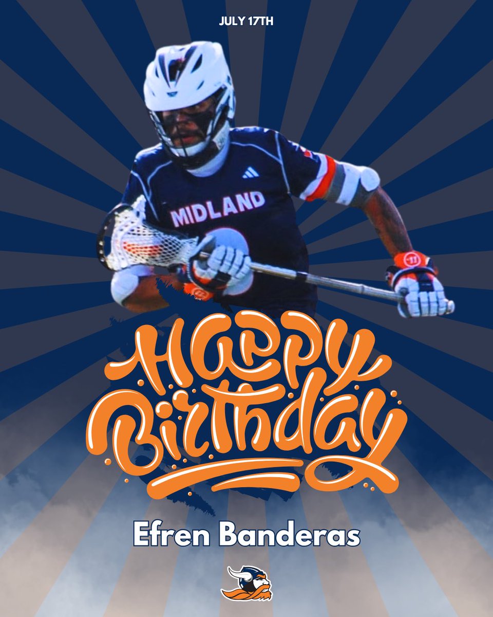 MidlandUMLax's tweet image. Happy birthday to 5th year senior Efren Banderas! π
Have a great day, 3οΈβ£βΌοΈ
#happybirthday #midlandlacrosse
