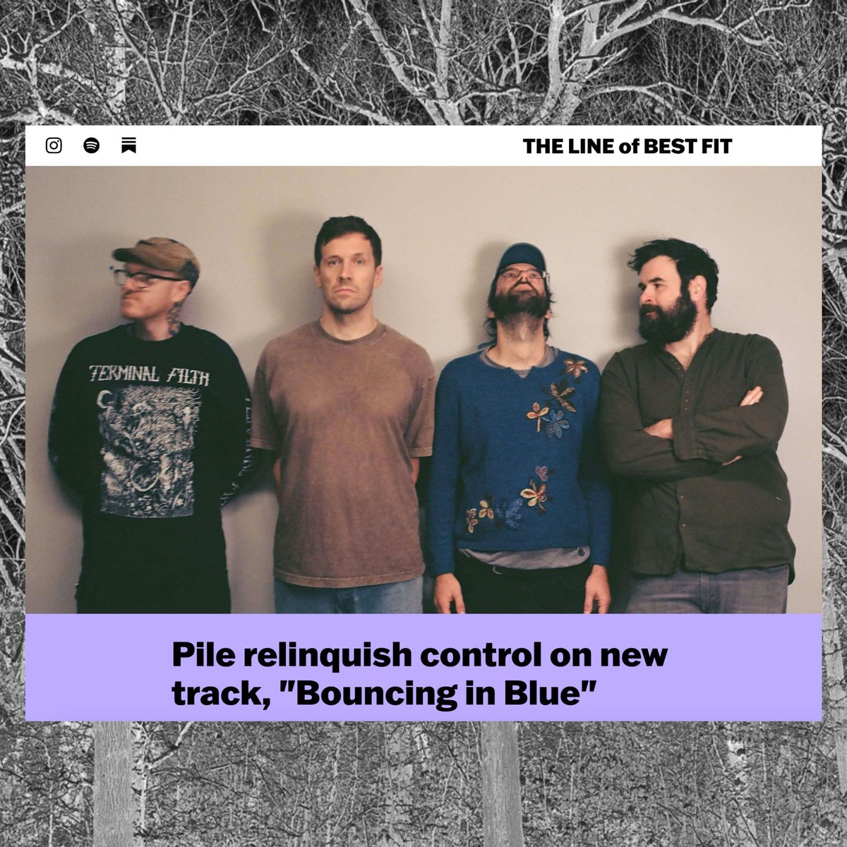 singularartists's tweet image. The addictive new #Pile track got a tasty feature from @bestfitmusic ♥️
Ahead of the release of the new album 'Sunshine and Balance Beams' (15th Aug via @sooperrecord )
SEE IT LIVE !!
@thesoundhouse_
Sun 16th Nov 2025
TIX + MORE INFO ⬇️
singularartists.ie/show/pile/