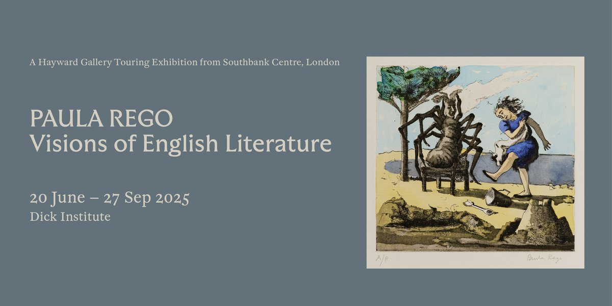 EALeisure's tweet image. Step into the world &amp;amp; mind of one of the most important figurative artists of her generation. Paula Rego: Visions of English Literature a @haywardgallery travelling exhibition is at Kilmarnock&apos;s @Dick_Institute Tues - Sat #Free