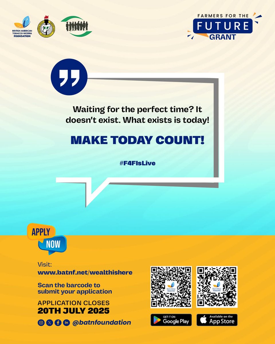 Still waiting for the perfect time to start your agri-business?

The perfect opportunity is HERE and it’s BIG!

Turn your idea into impact with the Farmers for the Future Grant!

A grant opportunity for your agricultural business. A boost! A boom! A scale higher!