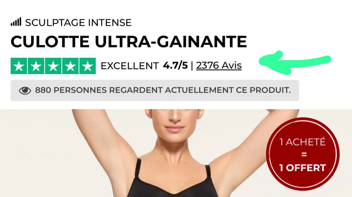 🛍️Les indispensables sur une page produit Shopify qui convertit #2

Ne lance même pas ton shop si tu n’as pas ces avis trustpilot. 

👉 Like, RT, et commente « Conversion » pour recevoir le code 🎁