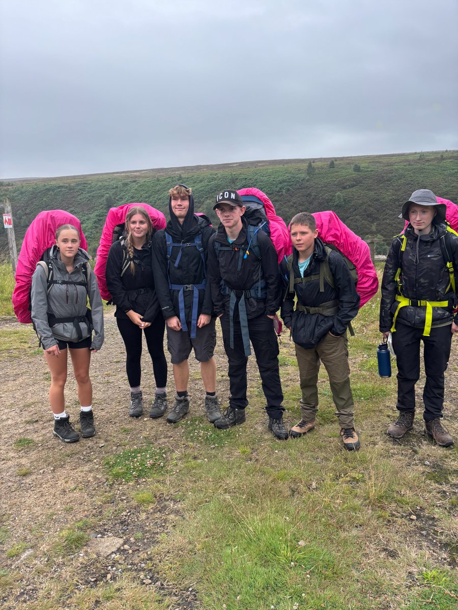 Our Silver Duke of Edinburgh expedition is under way, good luck to our year 10's taking part.