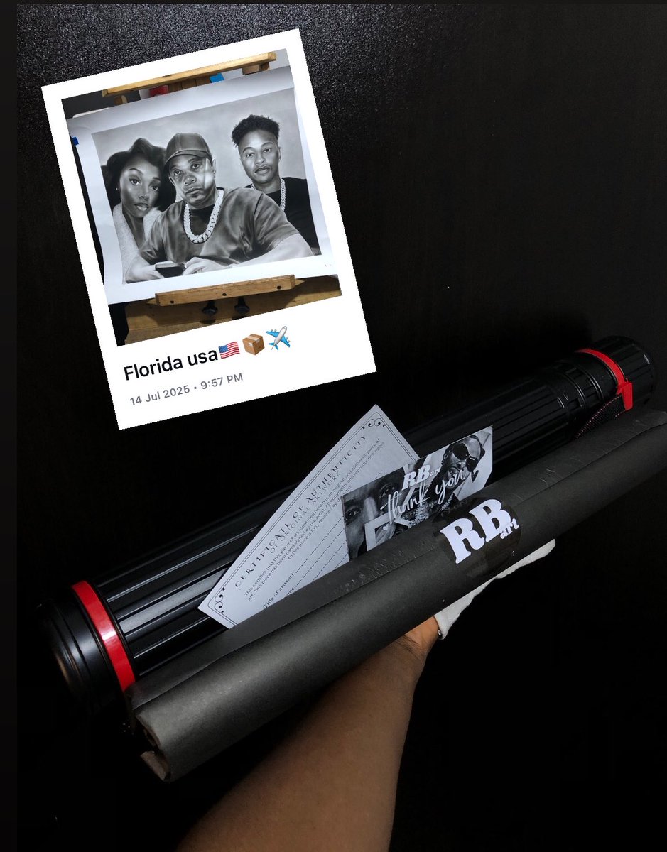 Sending out my first international commissioned order for the year tomorrow.🙏🏾