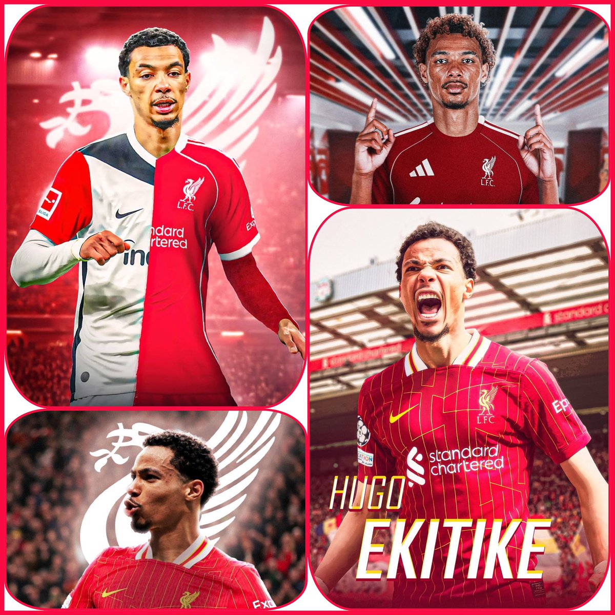 LFCRed25's tweet image. 🚨 Liverpool have agreed a six-year contract with Hugo Ekitike. Clubs now working on an agreement worth in excess of £70m [per multiple reports 🗞️]

Hugo Ekitike ONLY wanted Liverpool 🔴

#LFC #Ekitike