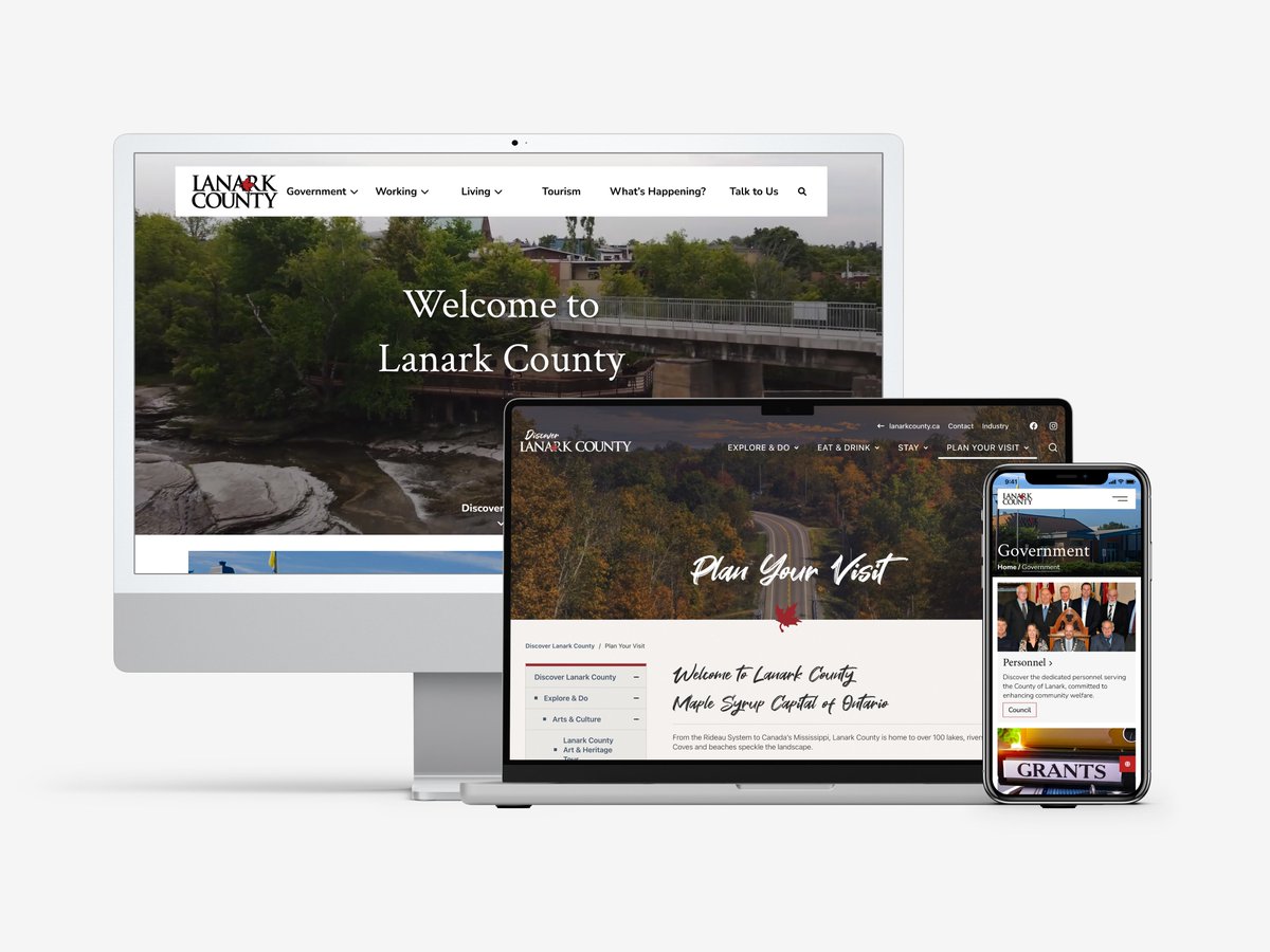 weustheminc's tweet image. The all-new @LanarkCounty website is live! designed+developed by yours truly😉
Sleek, intuitive #design
#Accessible
#UIUX for all
Your digital experience just got a glow-up. Visit lanarkcounty.ca
#LanarkCounty #Tech #UIUXDesign #AccessWebsite  #WebDev #Ontario #Canada