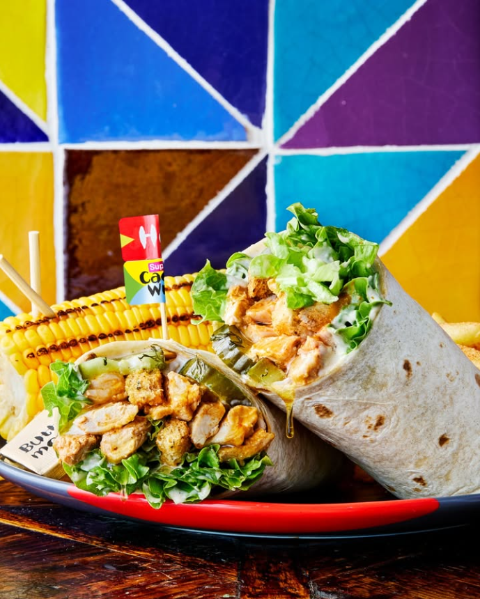 Introducing the Super Caesar Wrap - it’s here to rule your lunch break!

Big flavour. Big energy. Nando’s style. Serving now on Level 2. 🔥🌯👑

#vsqbelfast