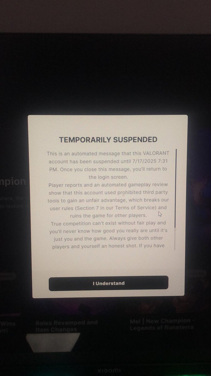kindertidakjoy's tweet photo. @VALORANT Clown, didn’t even know how to cheat yet you suspended me, at least see my history! It wont be some lose streak if i cheat lol @riotgames @VALORANT https://t.co/B5kpvslNtb